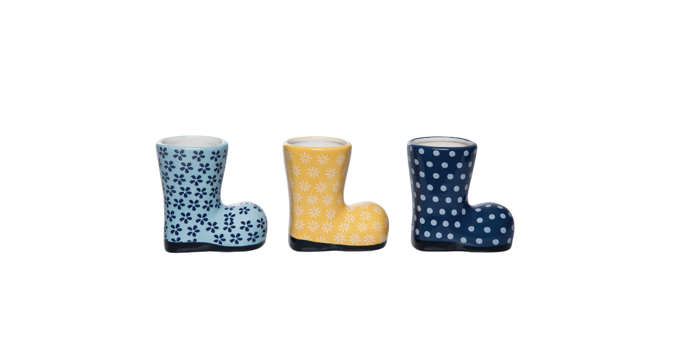 Rain Boot Bud Vase