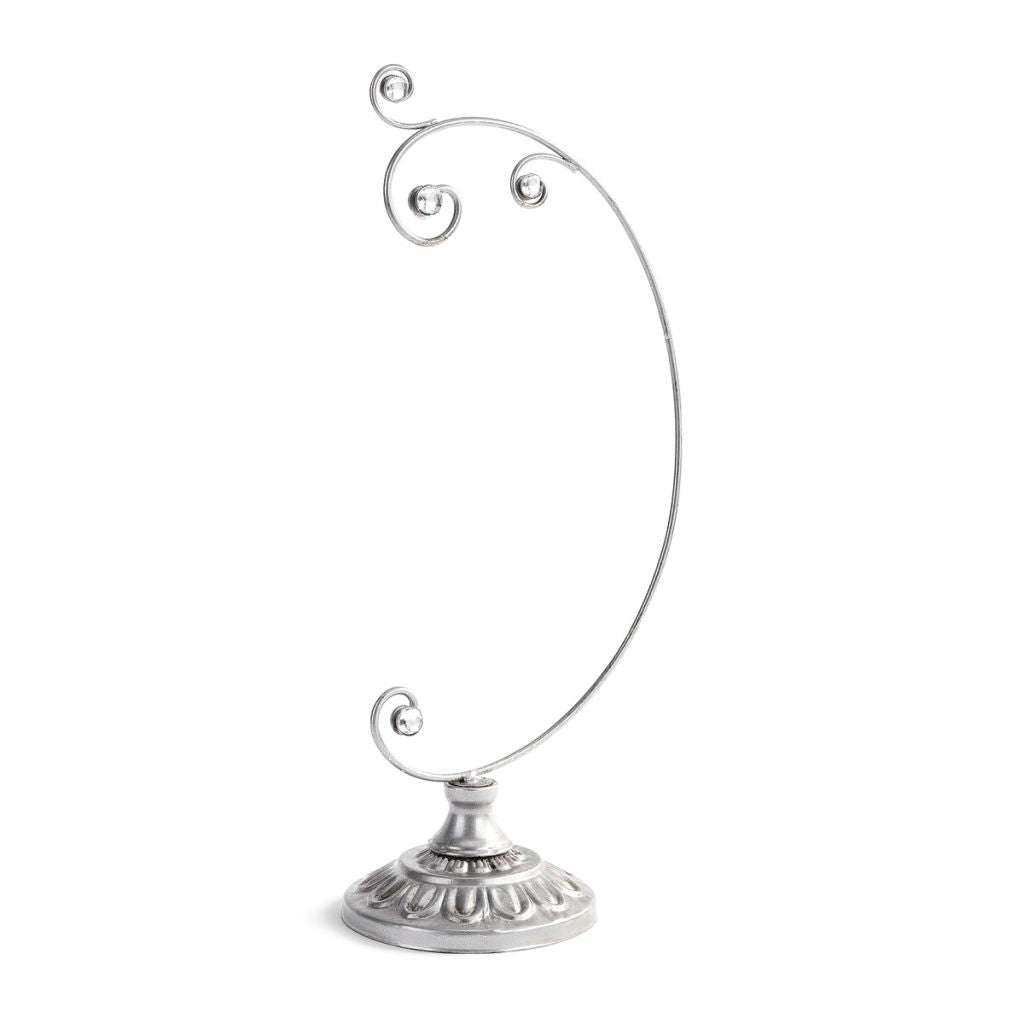 SILVER ORNAMENT STAND | 14"