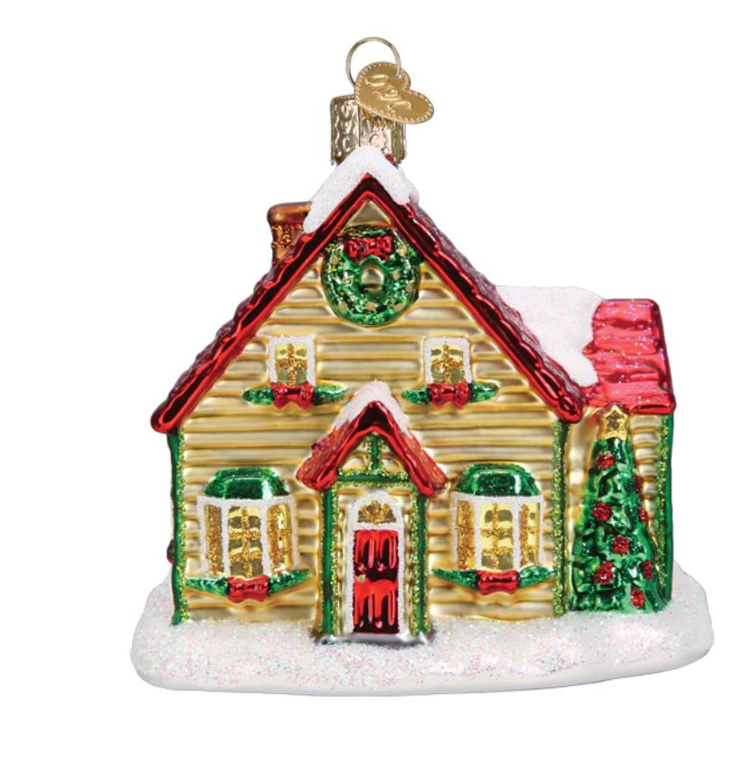 Christmas Cottage Ornament