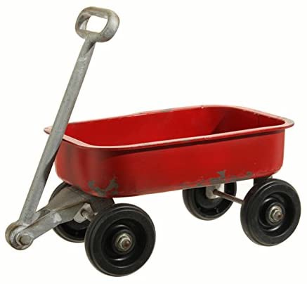 Little Red Wagon | 14.5 x 7.5 x 13"