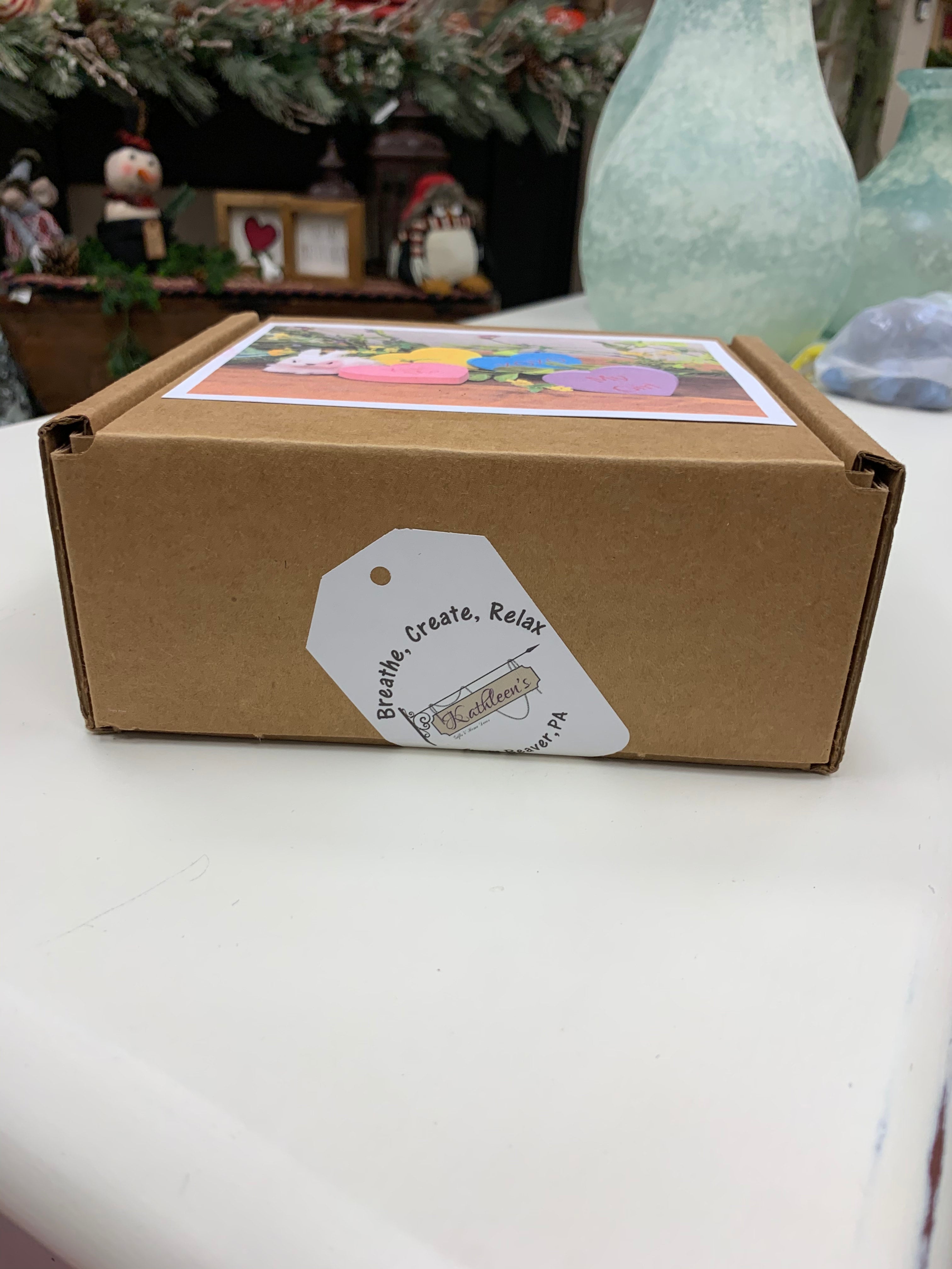 Conversation Hearts Project Box Kit | 3" Hearts
