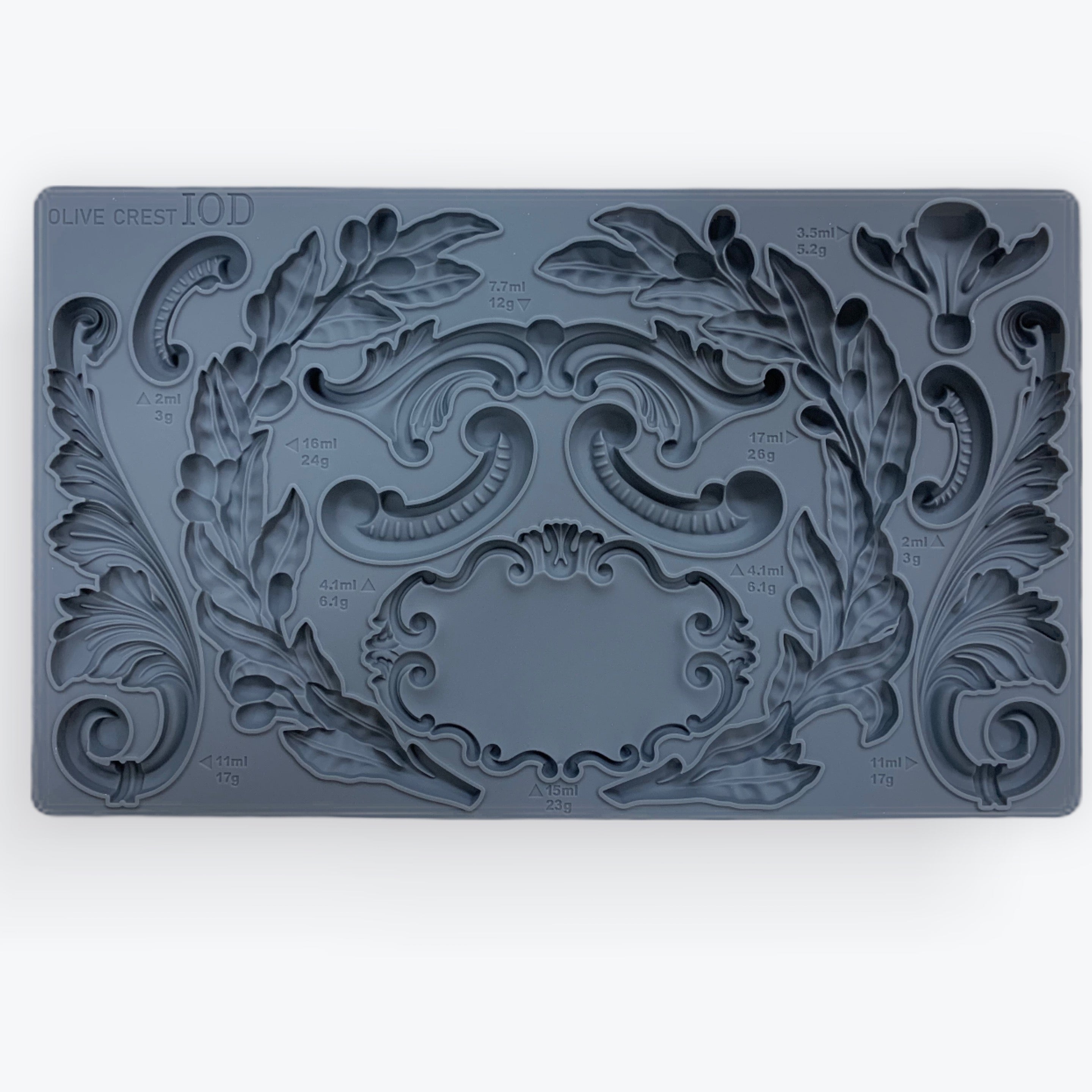 Olive Crest IOD Decor Mould
