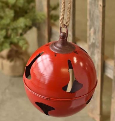 Blitzen 7" Red Bell on a Rope