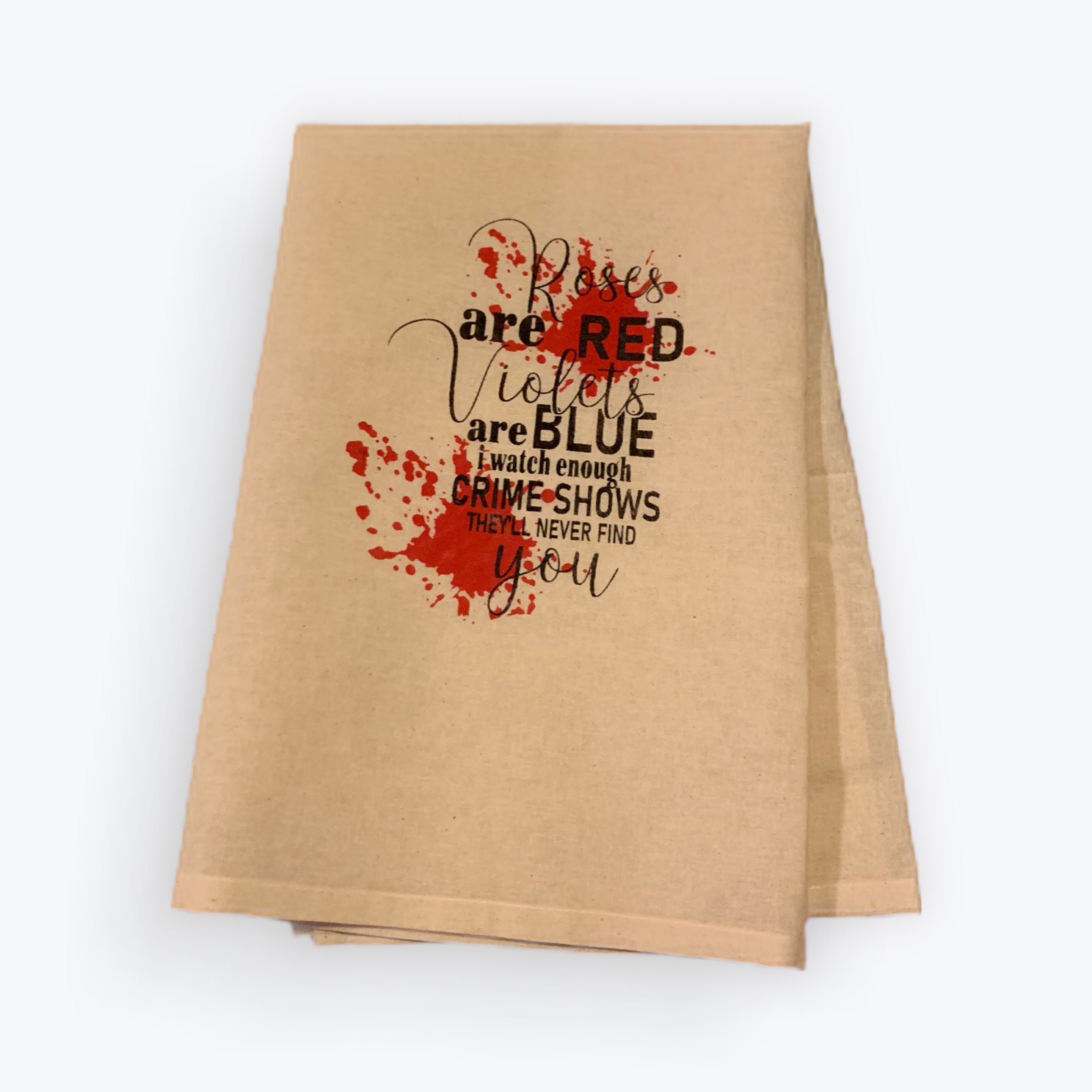 Tea Towel - Roses are Red