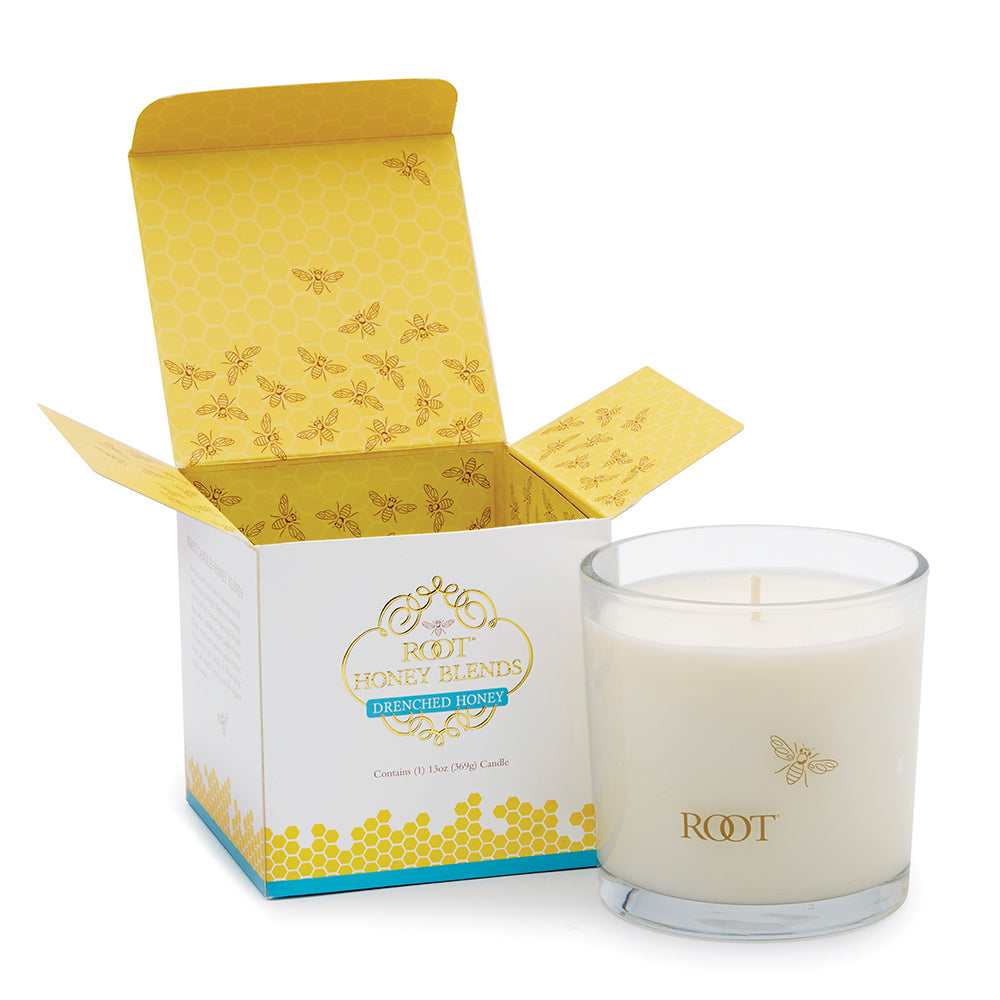 Honey Blend Glass Candle