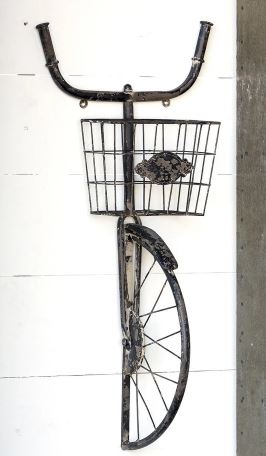 TURQUOISE Half-Bike / Wall Decor