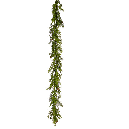 5.5' Cedar and Pinecone Garland
