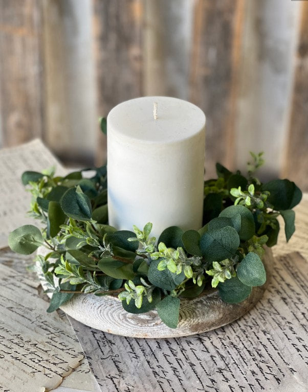 Carawyn Mixed Eucalyptus Candle Ring
