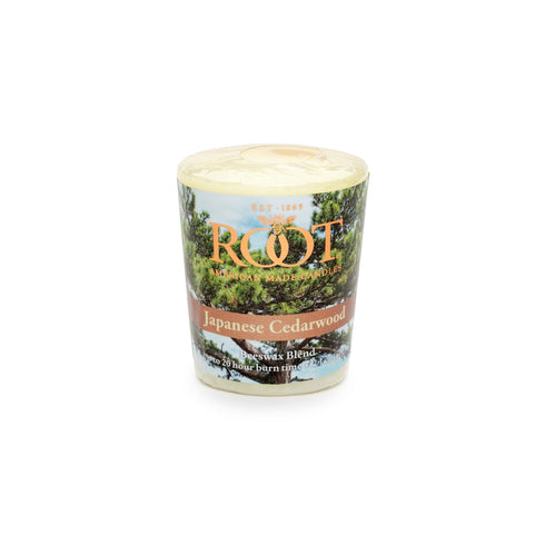 Japanese Cedarwood Votive Candle