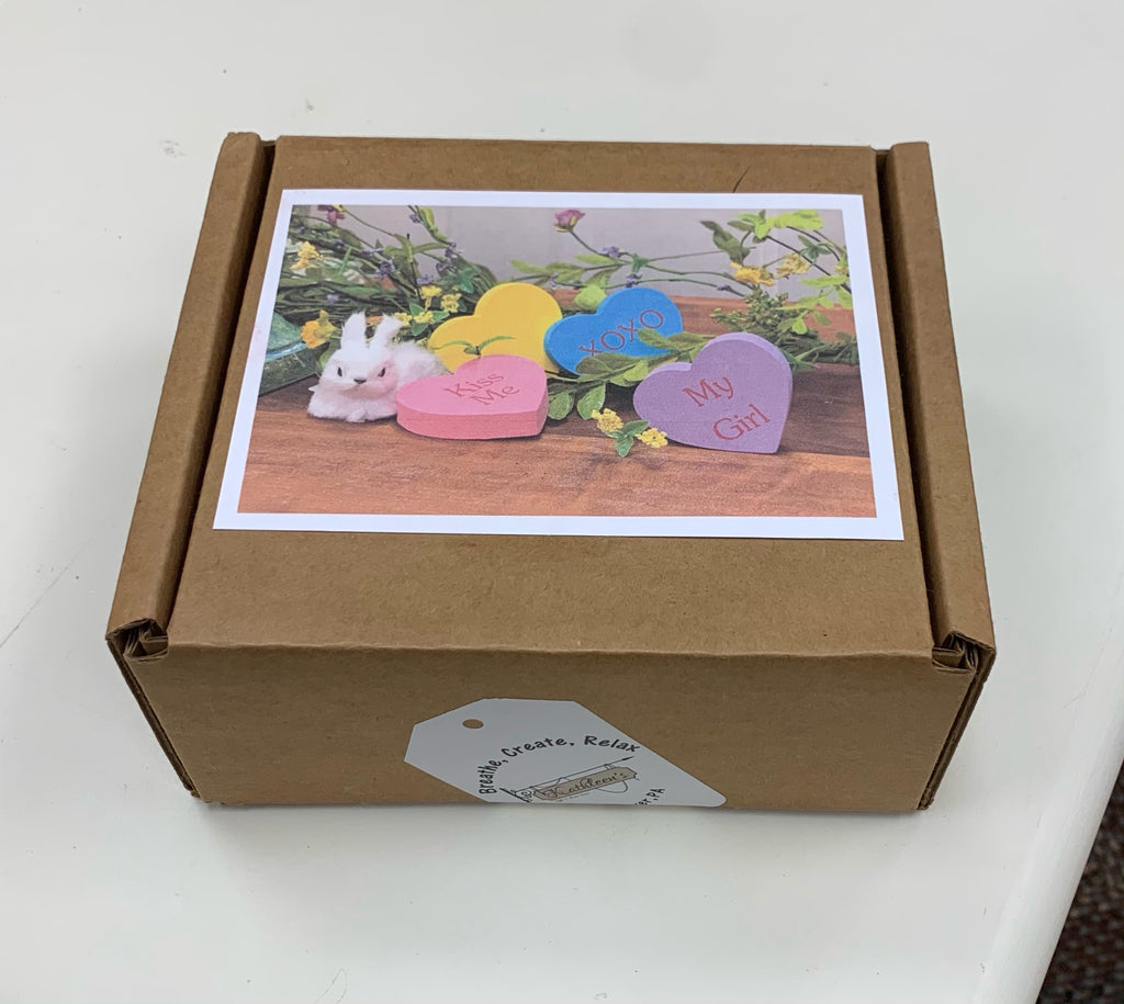 Conversation Hearts Project Box Kit | 3" Hearts
