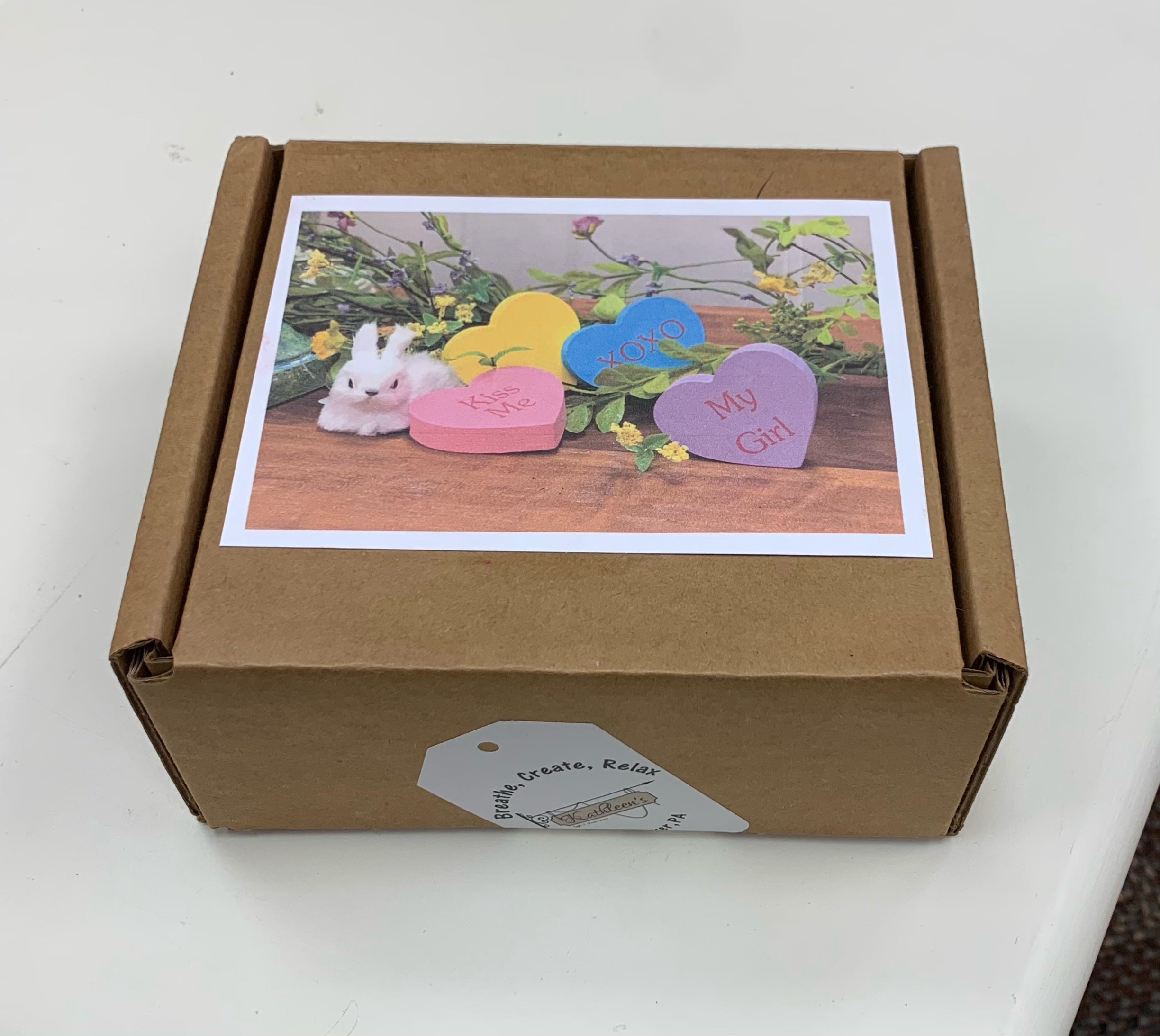Conversation Hearts Project Box Kit | 3" Hearts