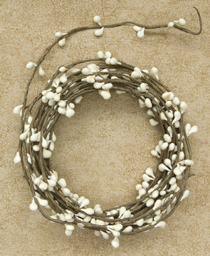 Ivory Pip String Garland, 18 ft.
