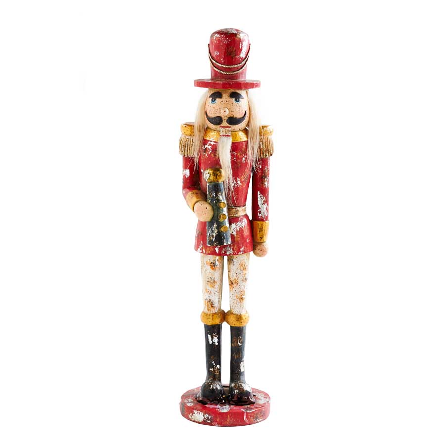 Red Nutcracker | 15"H