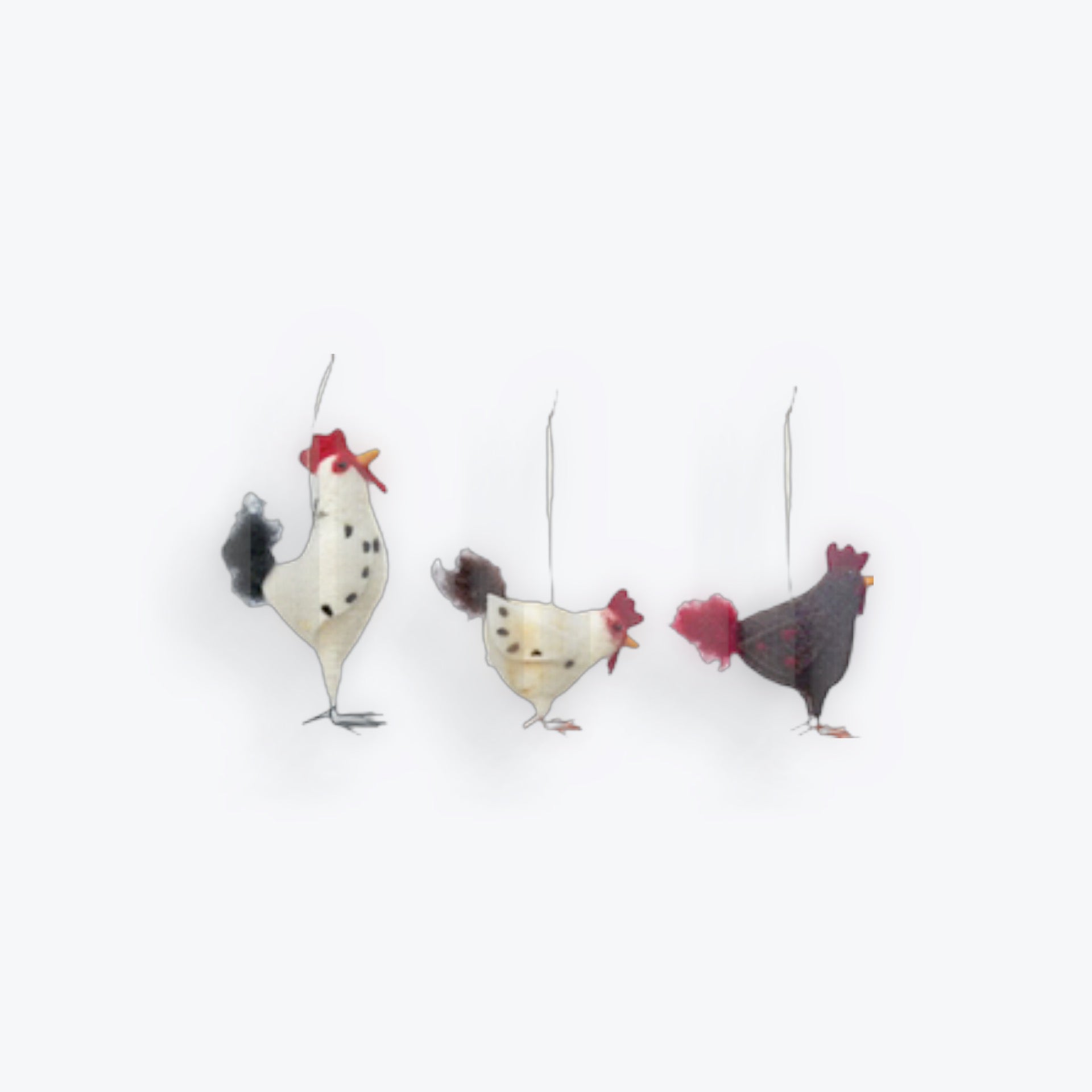 Hen/Rooster Ornament