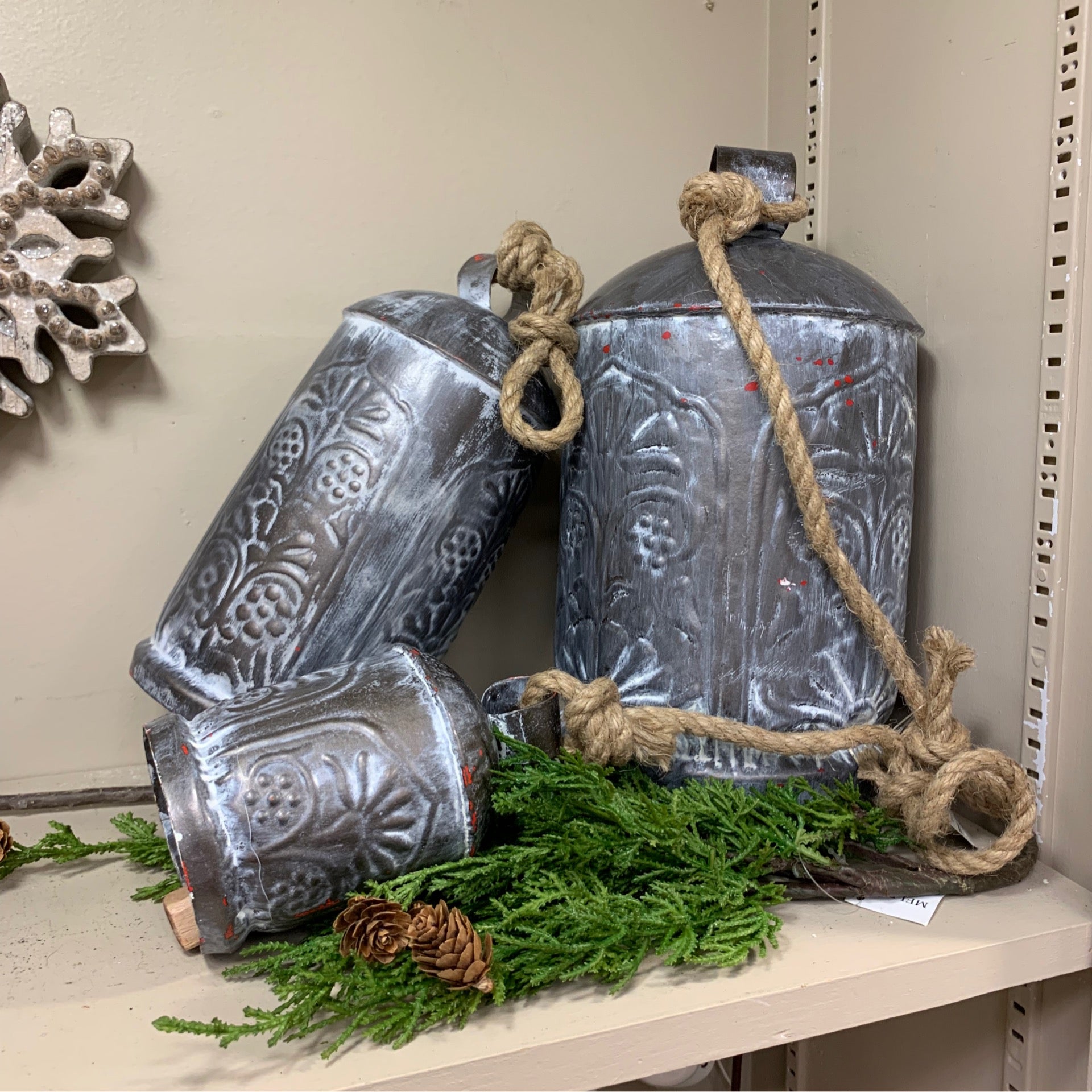 Hammered Molded Metal Bells
