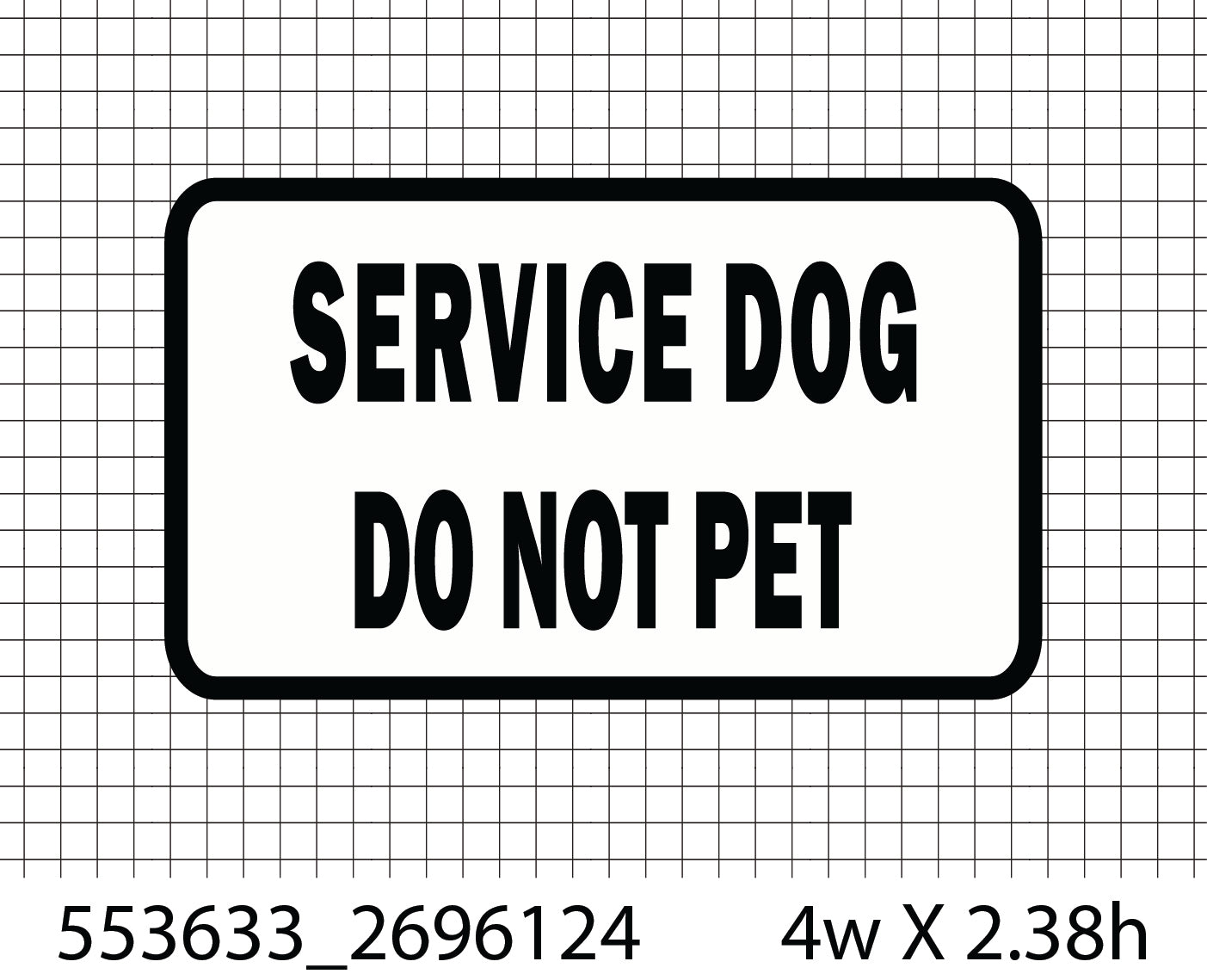 Service Animal Labels