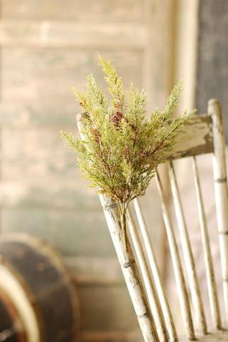 Prickly Pine Pick | Snow | 14"