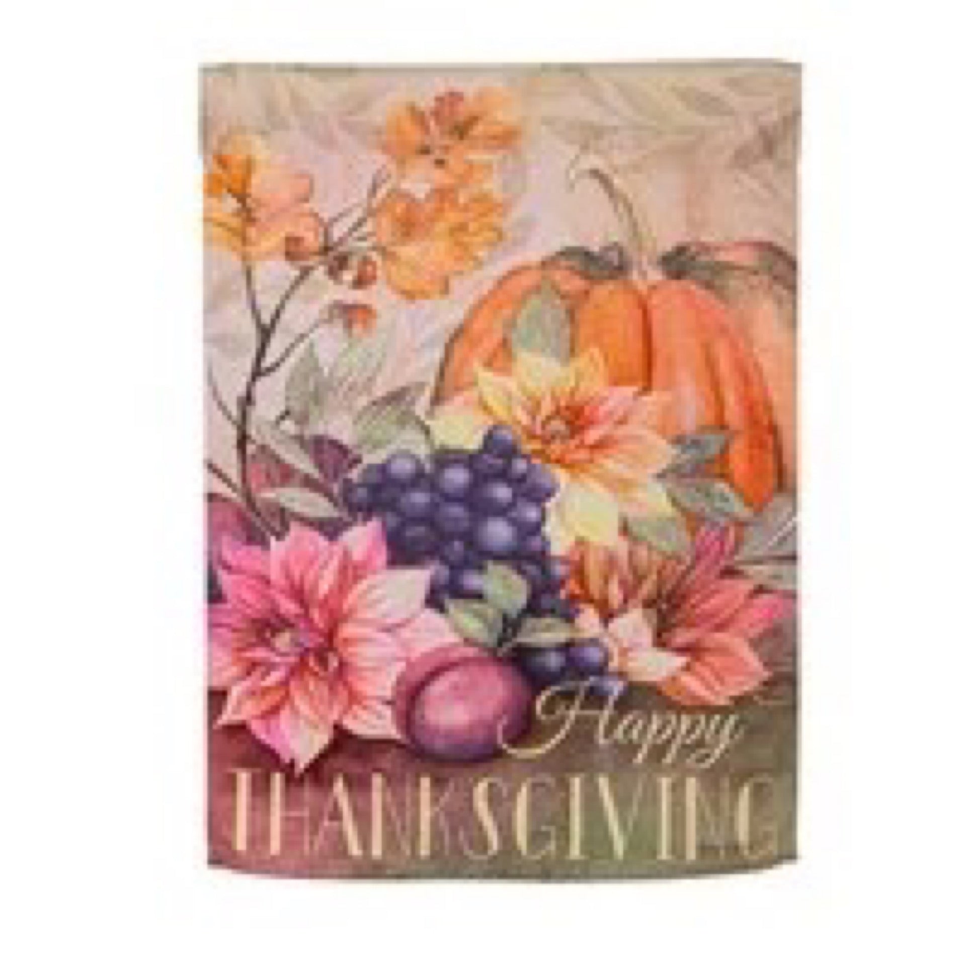Happy Thanksgiving Welcome Garden Flag