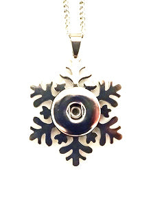 SNOWFLAKE Snap Jewels Necklace