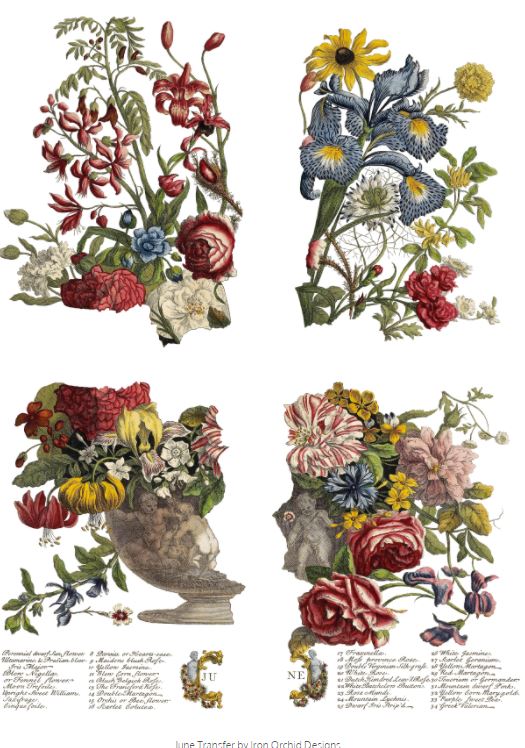 June, To Henry Fletcher Decor Transfer