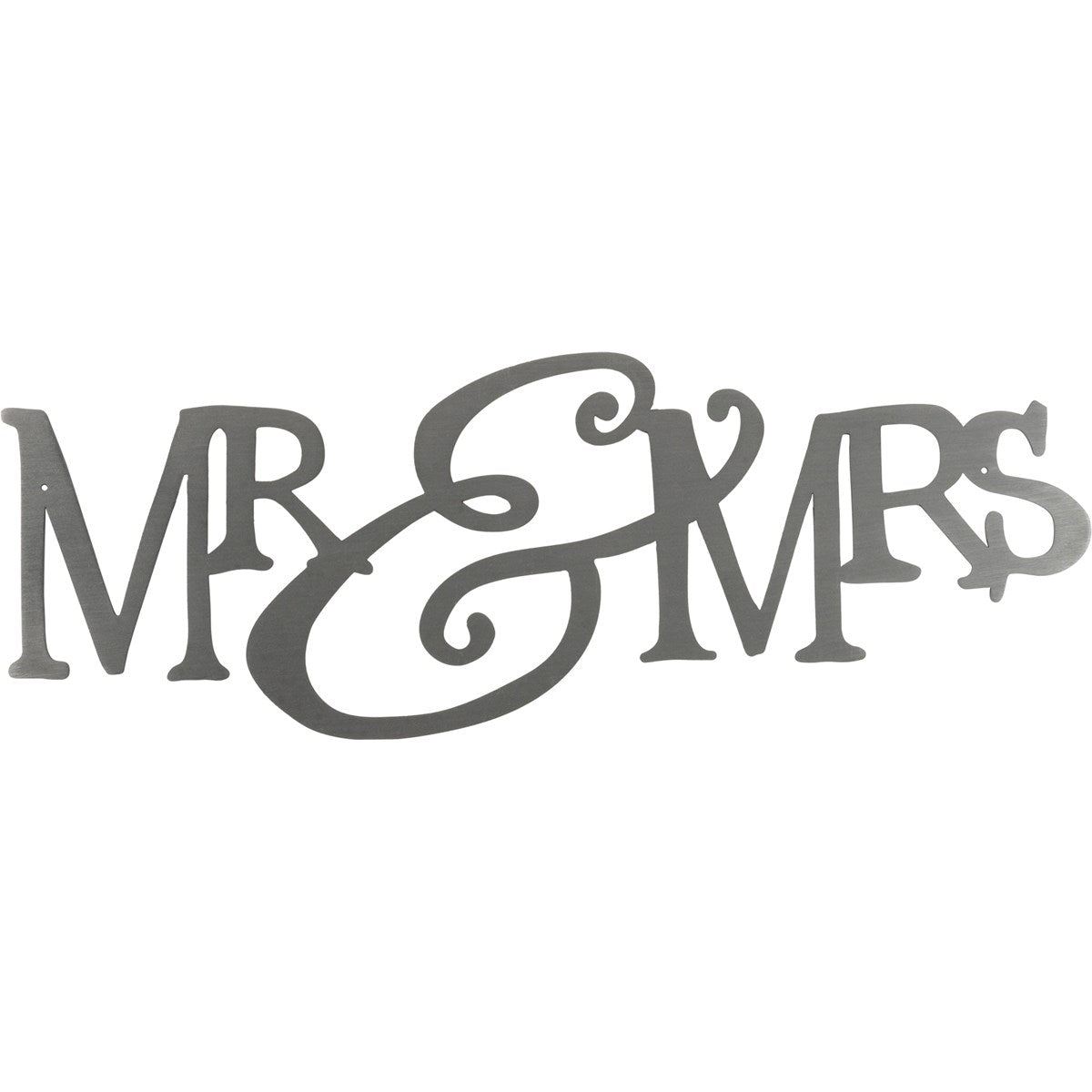 Metal Word - Mr & Mrs