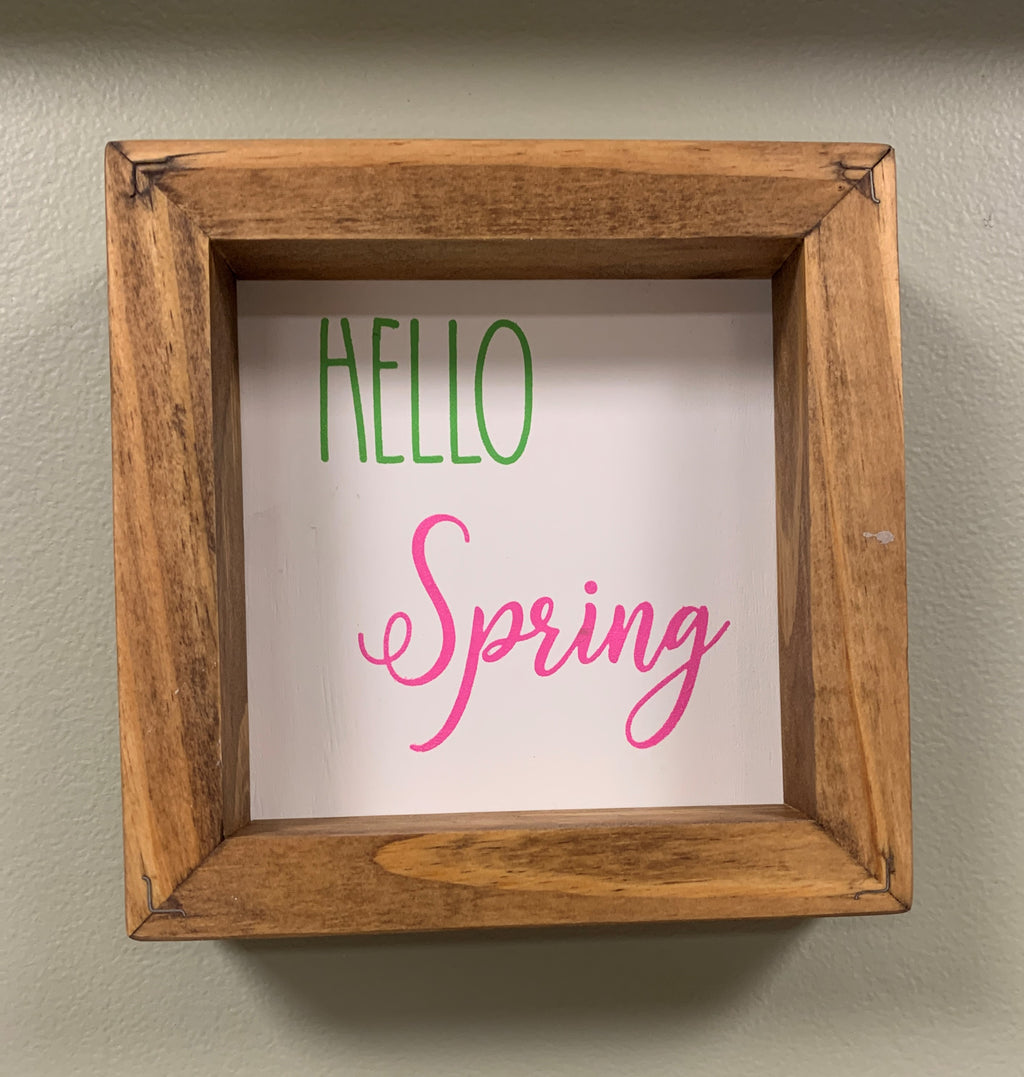 Framed Sign Project Box Kit | 6 x 6"
