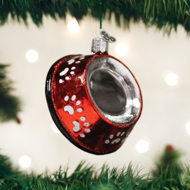 Dog Bowl Ornament | 3"