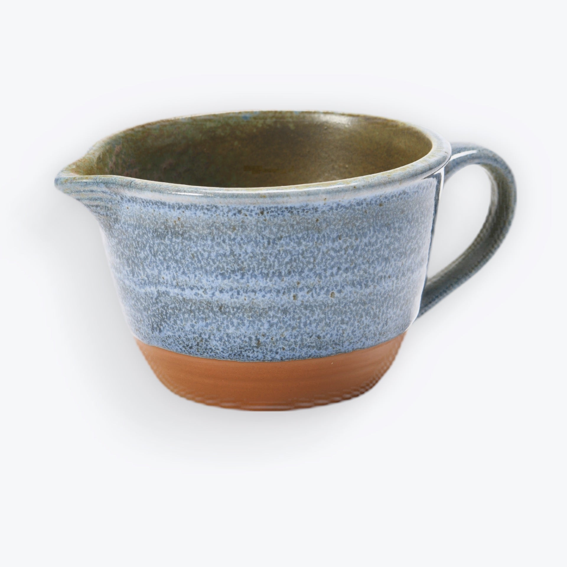 Stoneware Creamer w/Reactive Glaze