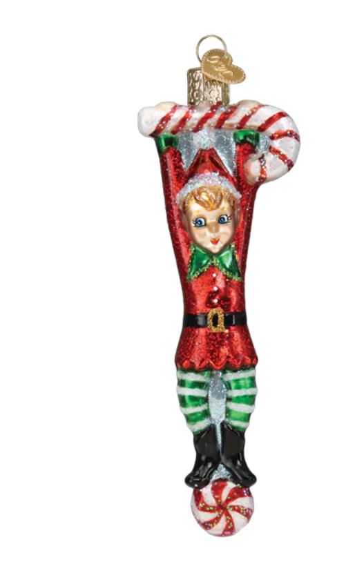 Playful Elf Ornament