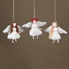 Felt Angel Ornaments, 3 Styles | 5.75" (sold separately)
