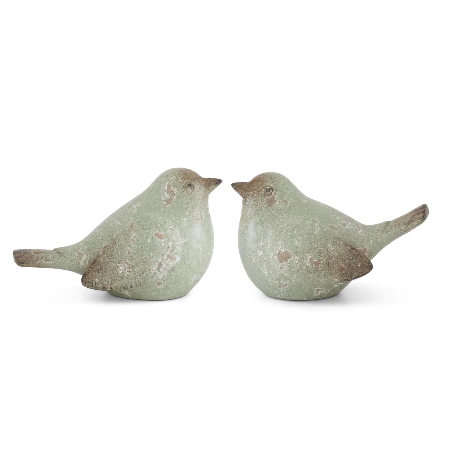 Green Terracotta Birds 8" | 2 styles