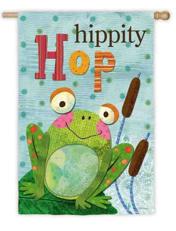 Hippity Hop Suede House Flag | 29x43"