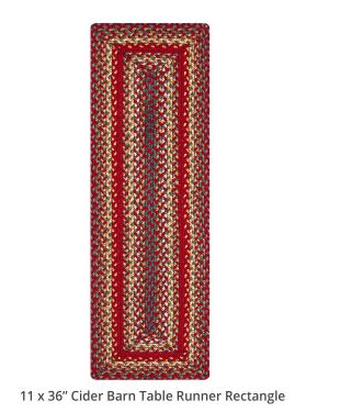 Cider Barn Rectangle Table Runner | 11x36