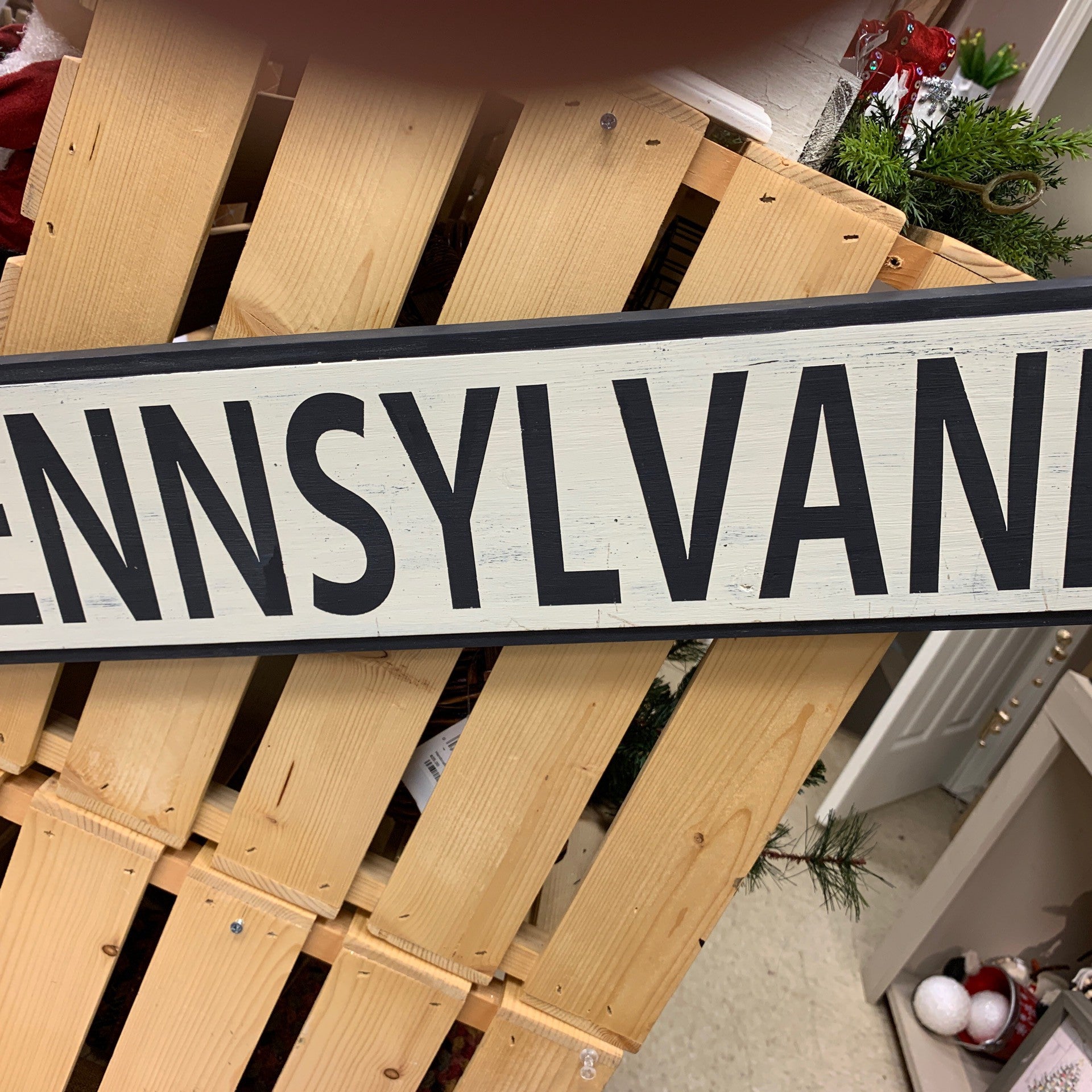 ROAD SIGN - 5 1/2”x 25”