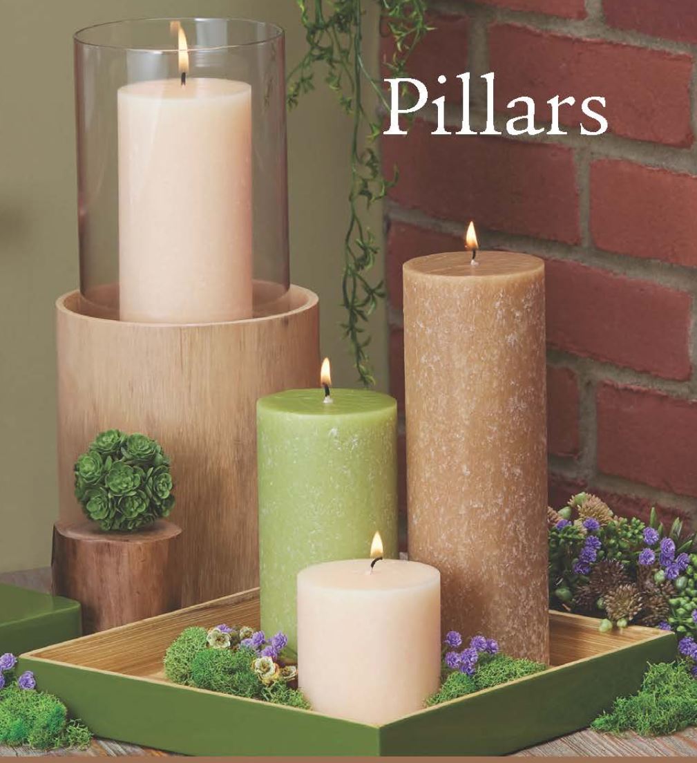 Gardenia Pillar Candle | 9"