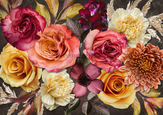 Rice Paper A3 Decoupage Queen Fruit Punch Florals