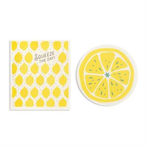 Dish Cloths Squeeze The Day Lemon