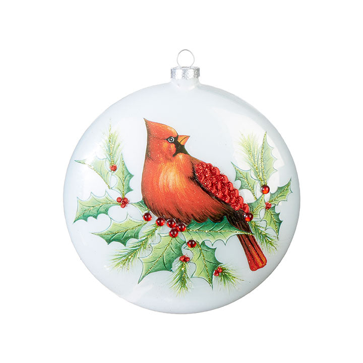 Cardinal Disc Ornament | 6"