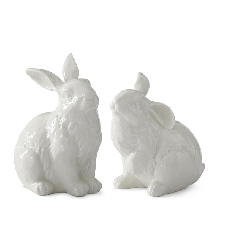 White Porcelain Rabbits
