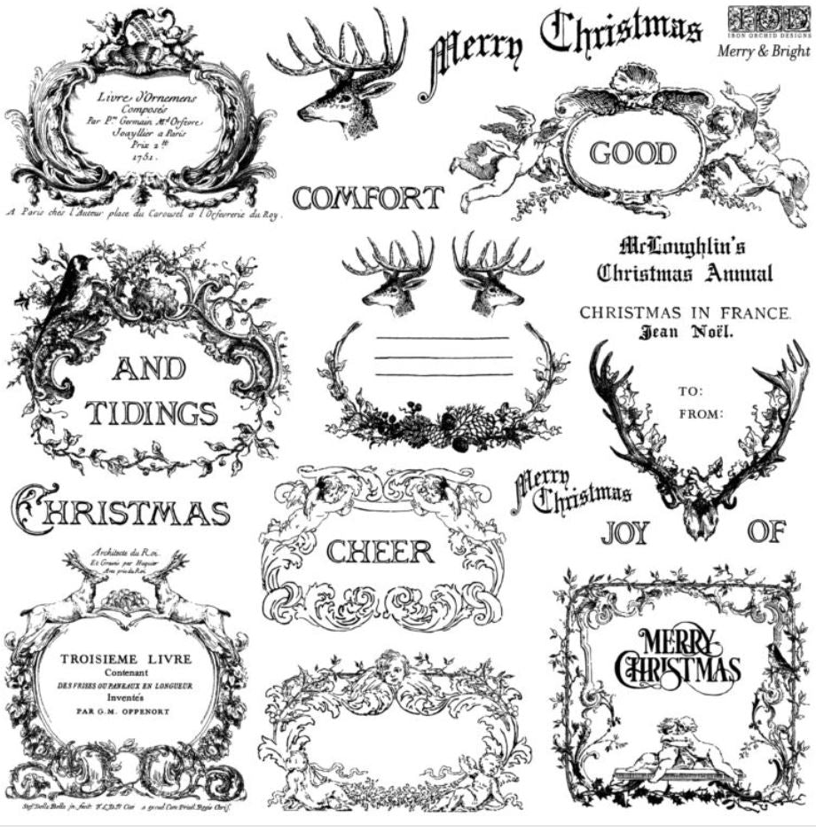 MERRY AND BRIGHT IOD STAMP™