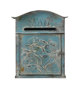 Blue Mail Box | 12.25"H