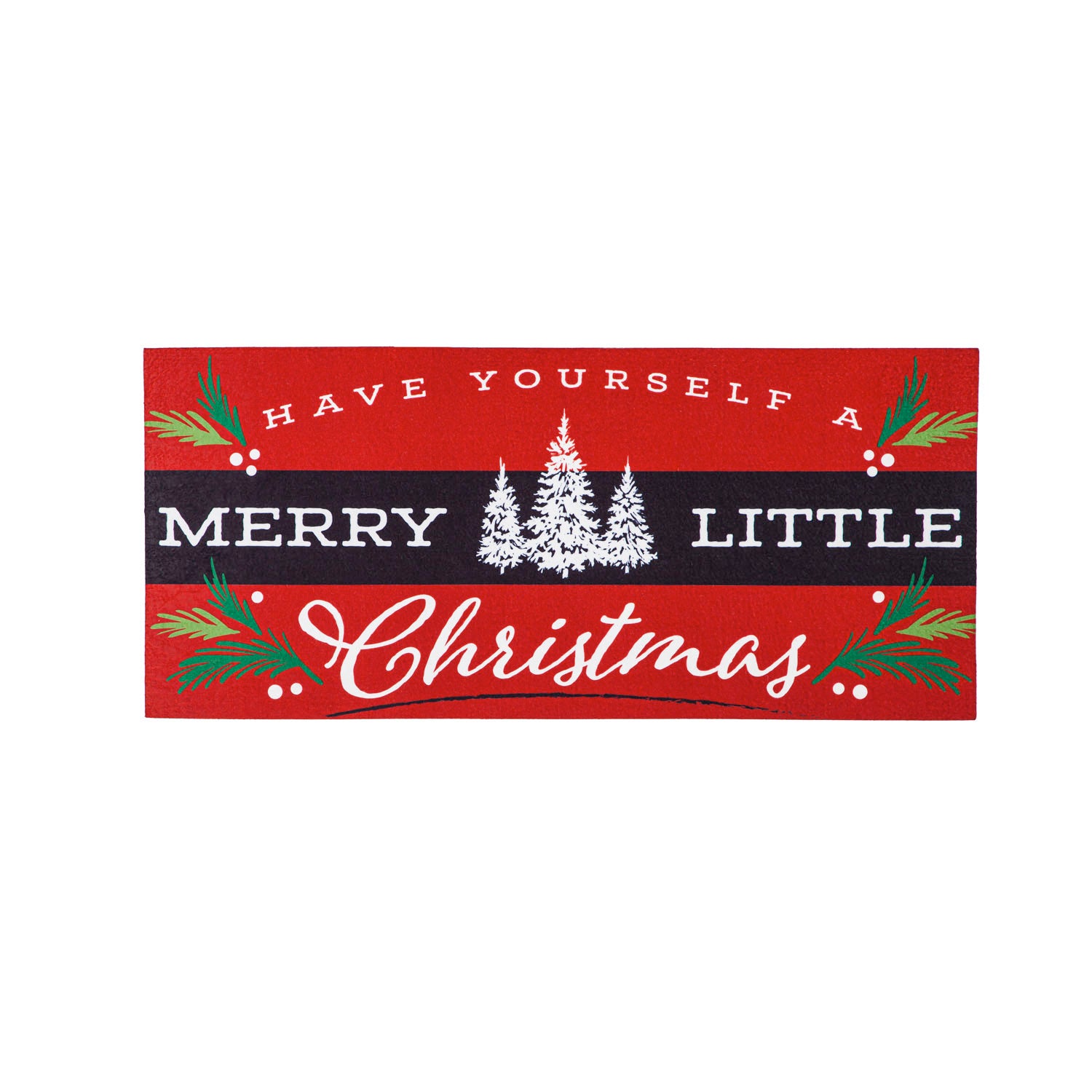 Merry little Christmas sassafras switch mat