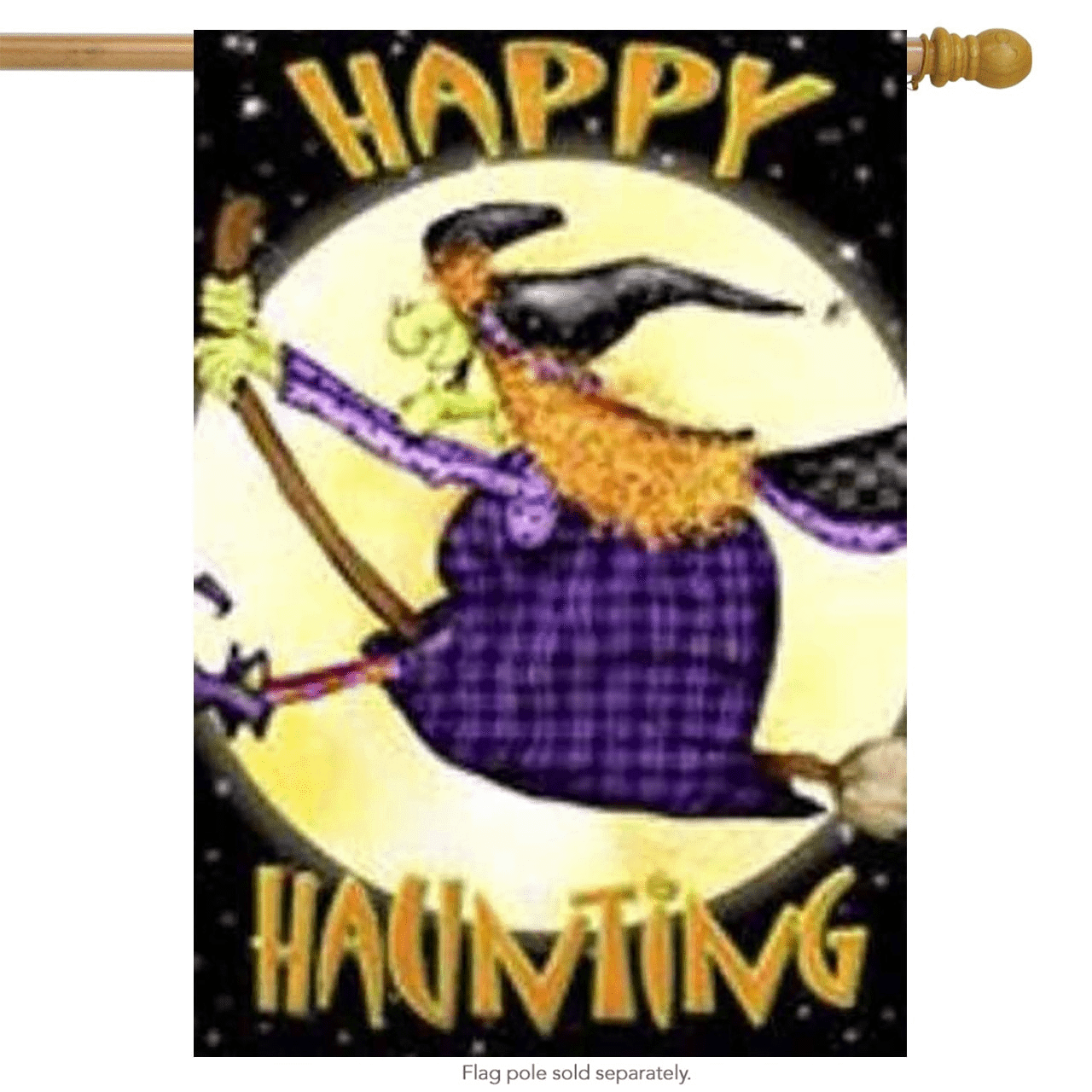 Happy Haunting Halloween House Flag | 29x43"