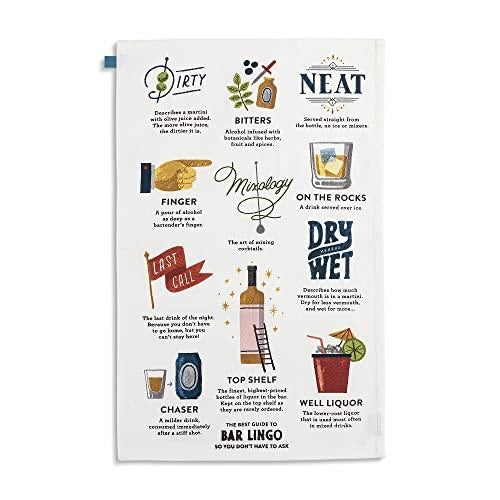 Guide to Bar Lingo | Bar Towel & Stir Stick Set