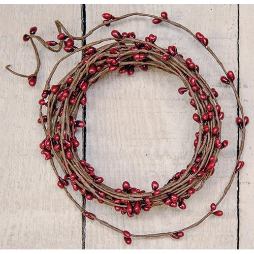 Red Pip String Garland, 18 ft.