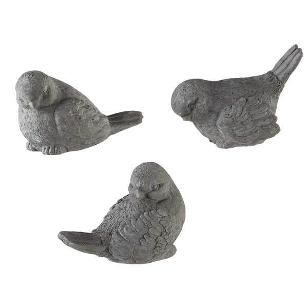 Garden Cement Bird, Assorted