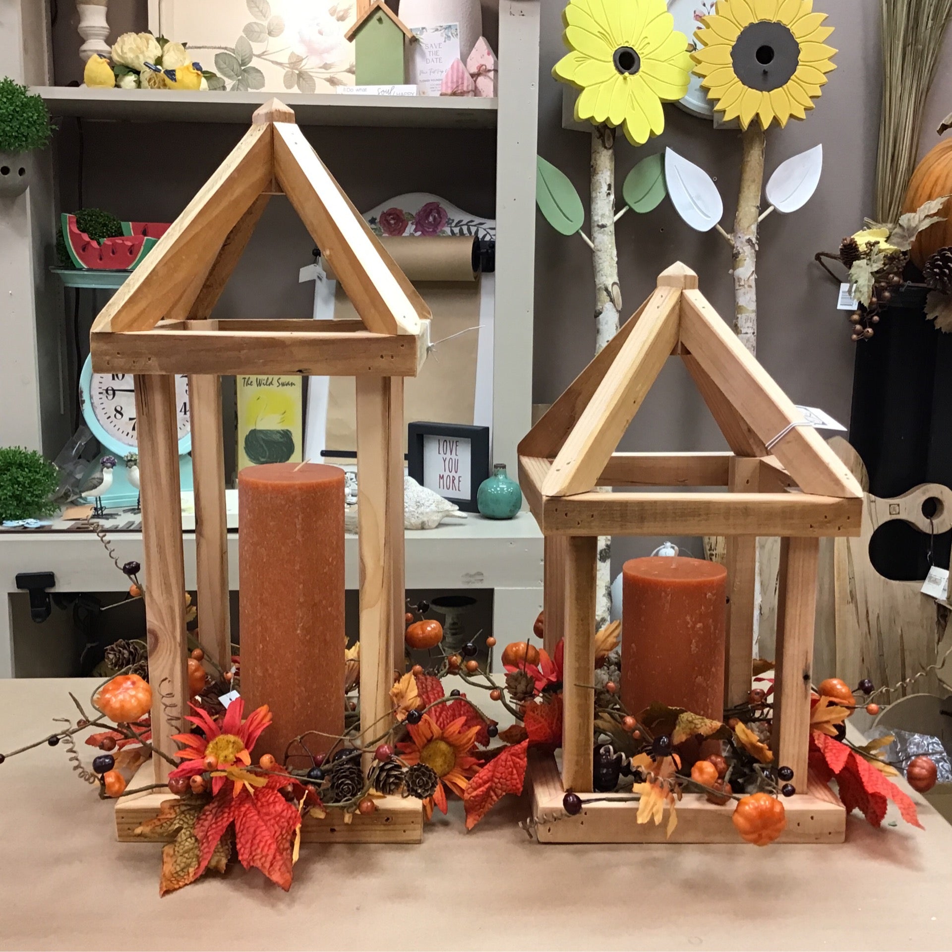 Open Air Wood Lantern | 2 sizes