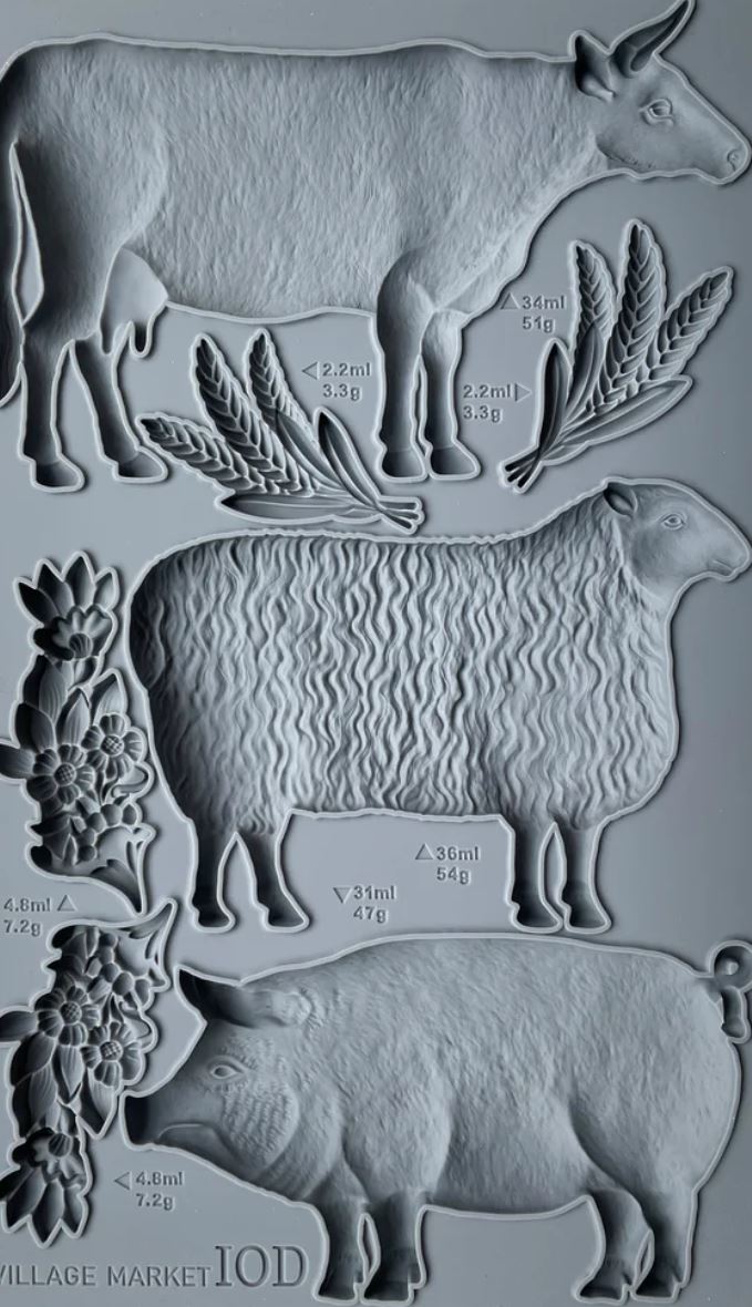 Vintage Market IOD Decor Mould