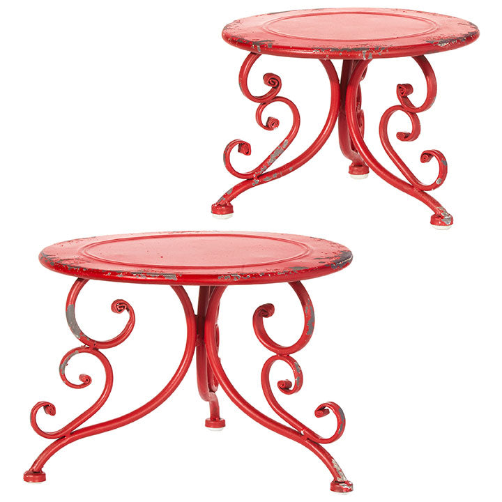 Red Distressed Riser | 2 Sizes