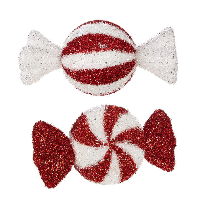 PEPPERMINT CANDY ORNAMENT, 2 Styles | 13" (sold separately)